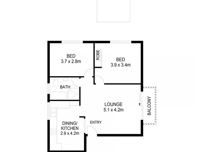 5/12 Templeman Crescent, Hillsdale NSW 2036 Floorplan