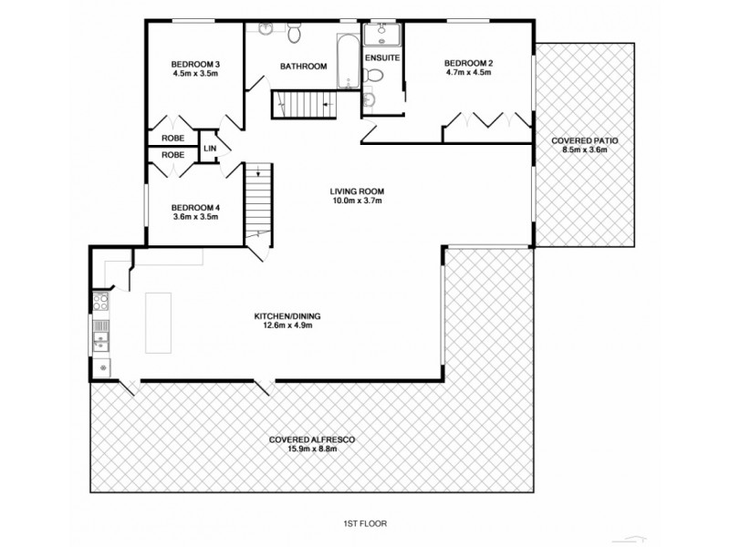 4 Heron Place, Sawtell NSW 2452 Floorplan