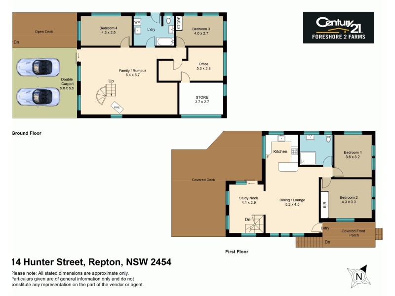 14 Hunter Street, Repton NSW 2454 Floorplan