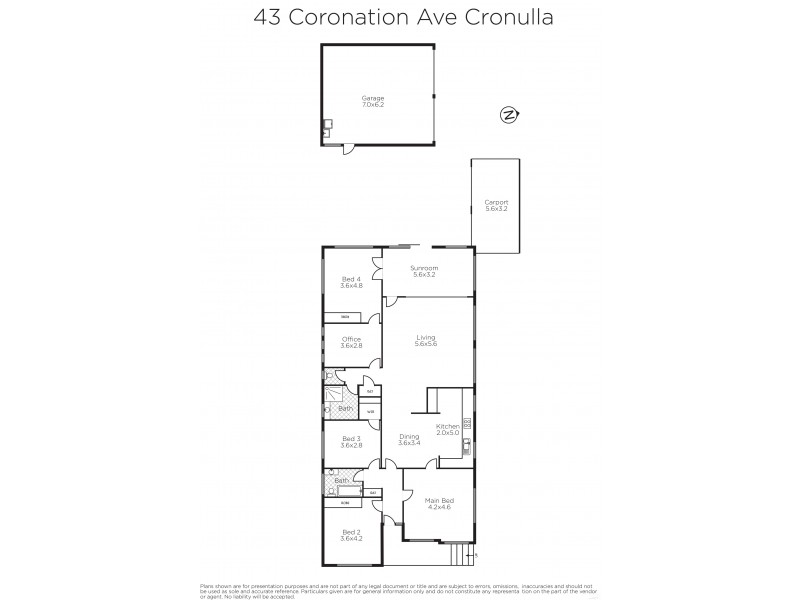 43 Coronation Avenue, Cronulla NSW 2230 Floorplan