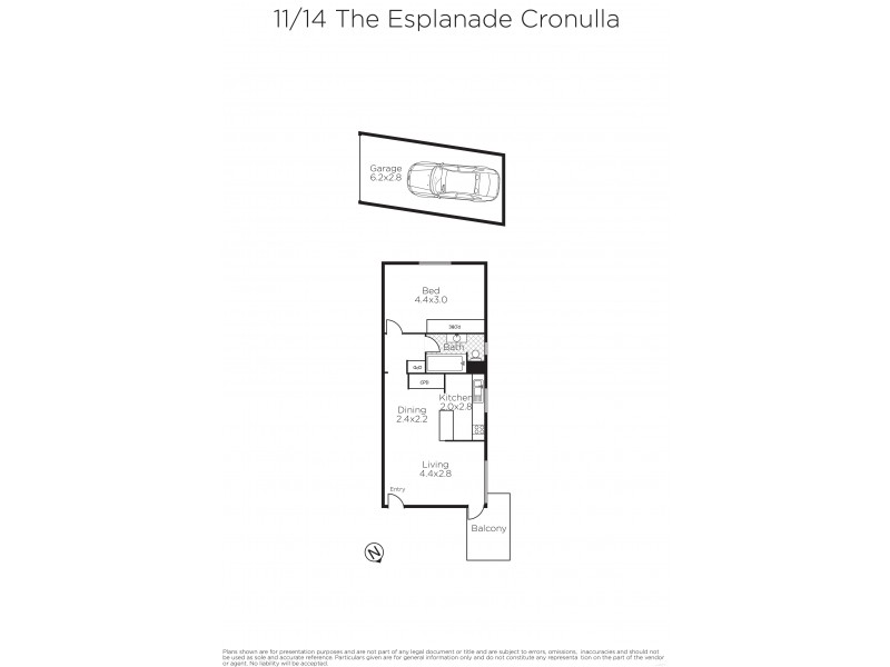 11/14 The Esplanade, Cronulla NSW 2230 Floorplan