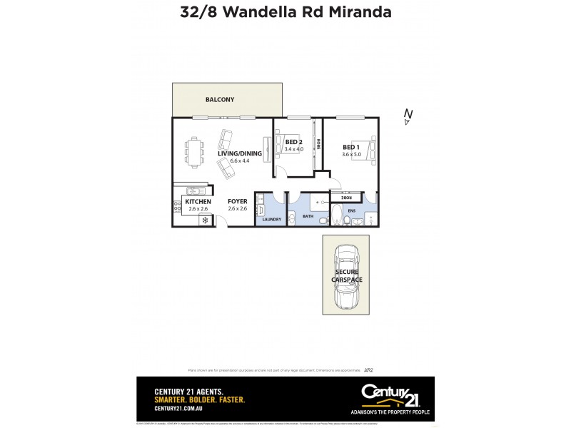 32/8-12 Wandella Road, Miranda NSW 2228 Floorplan