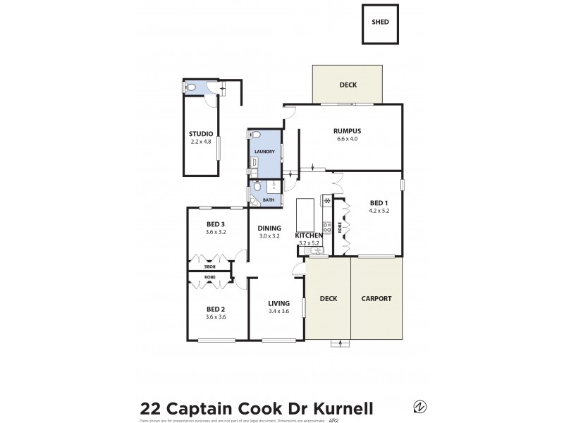 22 Captain Cook Drive, Kurnell NSW 2231 Floorplan