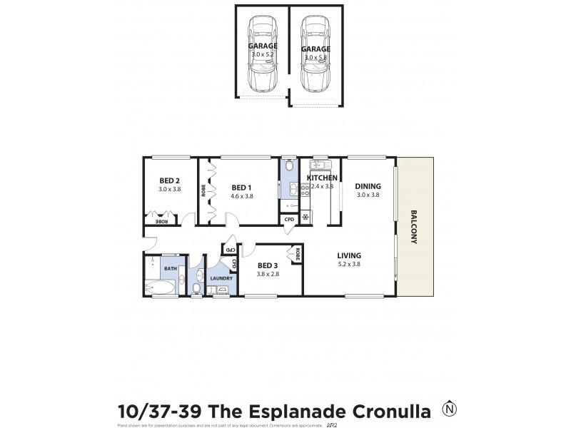 10/37-39 The Esplanade, Cronulla NSW 2230 Floorplan