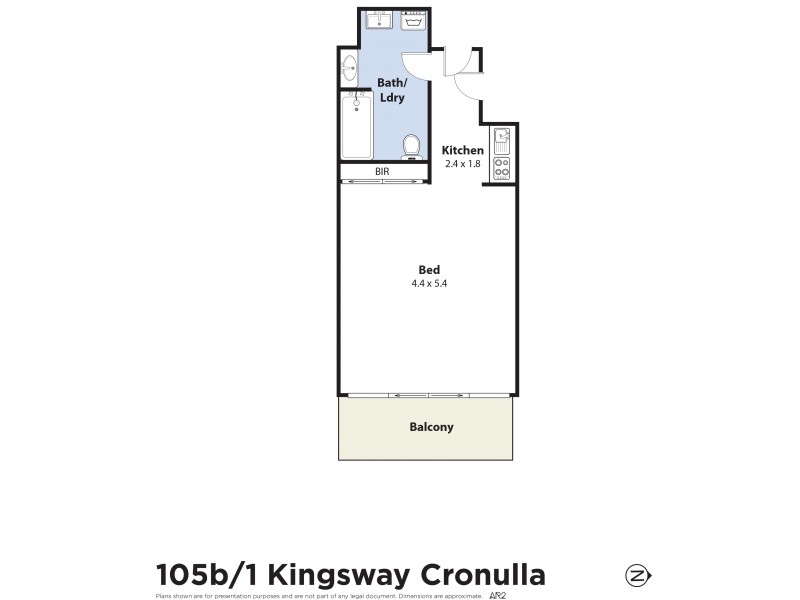 9/1 Kingsway, Cronulla NSW 2230 Floorplan