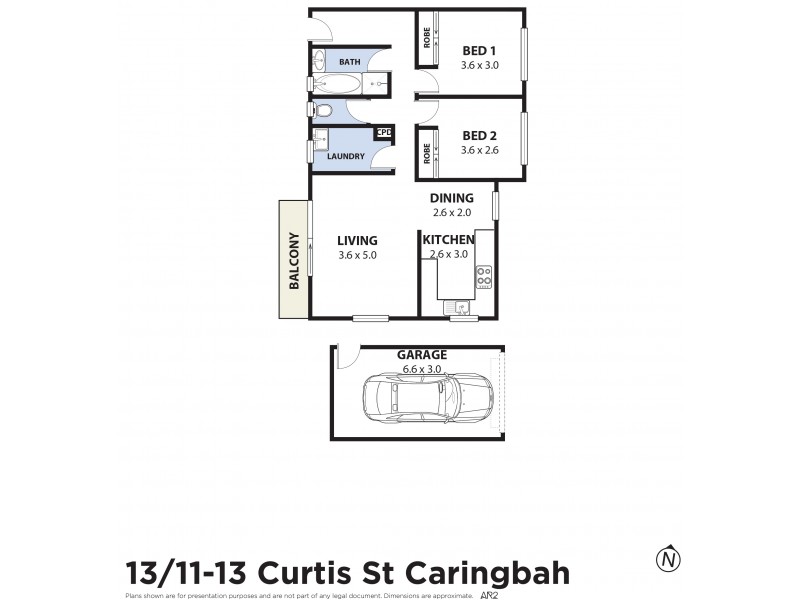 13/11-13 Curtis Street, Caringbah NSW 2229 Floorplan