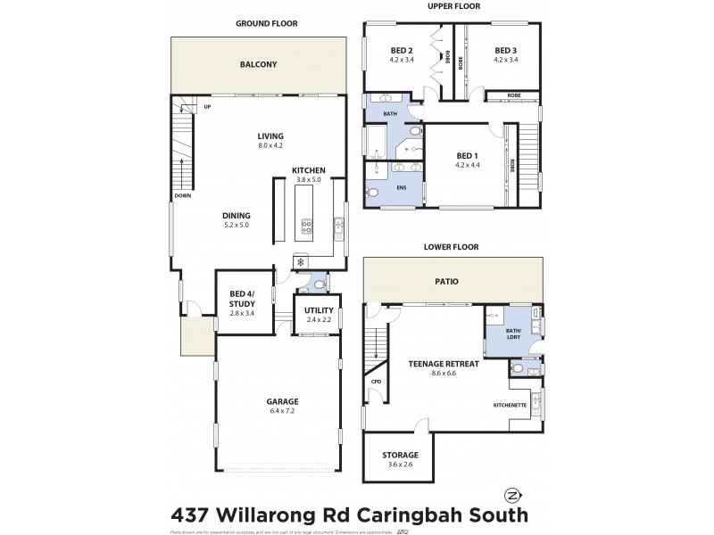 437 Willarong Road, Caringbah South NSW 2229 Floorplan