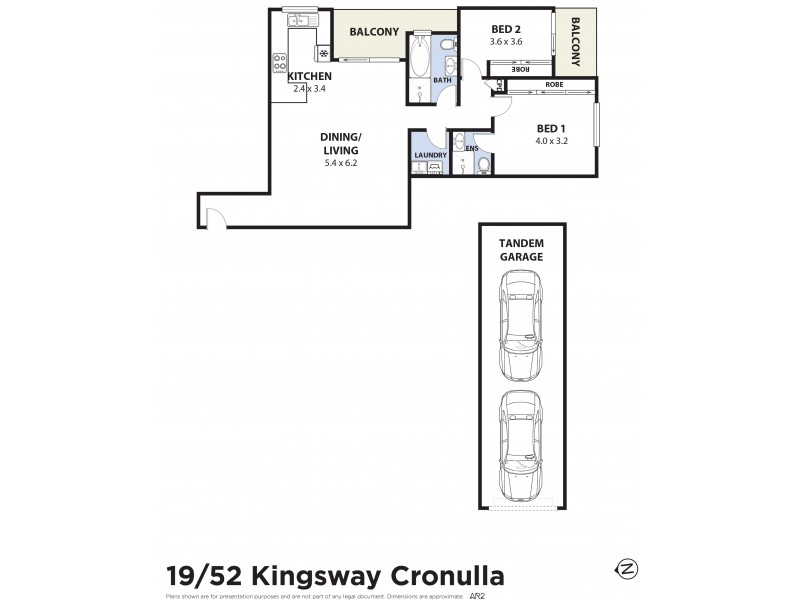 19/52-54 Kingsway, Cronulla NSW 2230 Floorplan