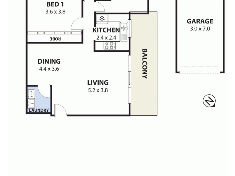 4/10-12 Nelson Street, Penshurst NSW 2222 Floorplan