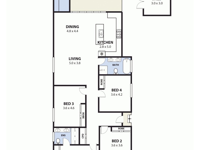 71 Sandringham Street, Sans Souci NSW 2219 Floorplan