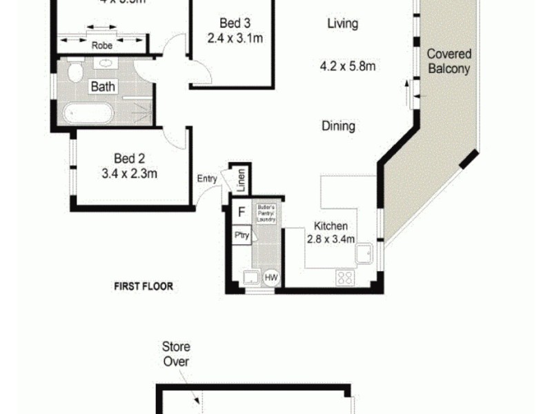 20/28 Tullimbar Road, Cronulla NSW 2230 Floorplan