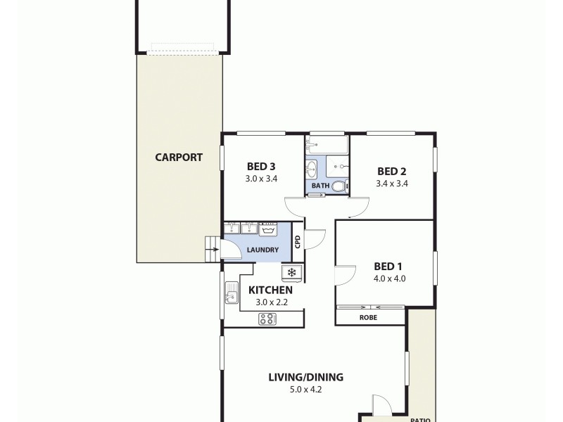 8 Mooki Street, Miranda NSW 2228 Floorplan