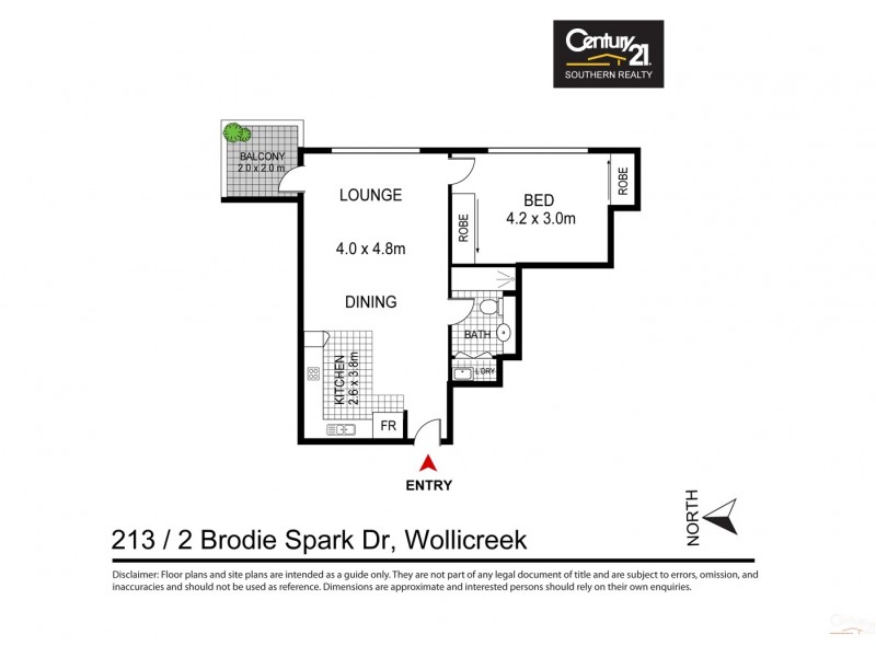 213/2 Brodie Spark Drive, Wolli Creek NSW 2205 Floorplan