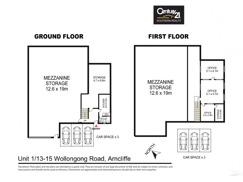 13 -15  Wollongong Road, Arncliffe NSW 2205 Floorplan