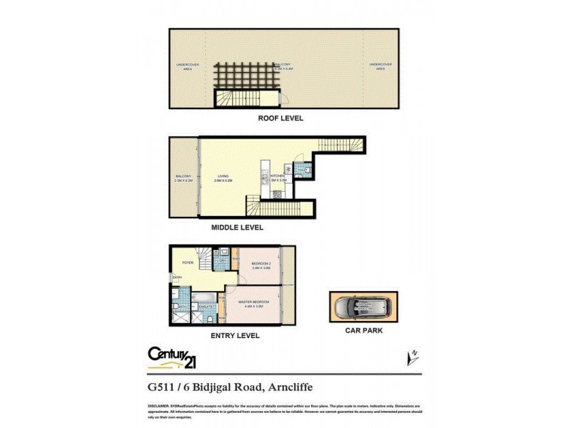 G511/6 Bidjigal Road, Arncliffe NSW 2205 Floorplan