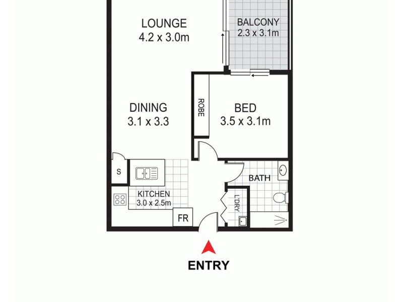 505/1 Brodie Spark Drive, Wolli Creek NSW 2205 Floorplan