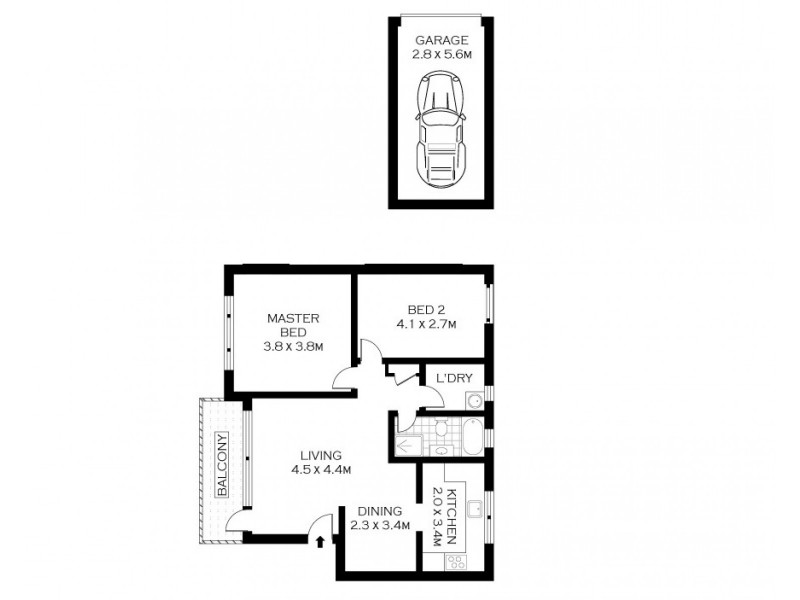7/851 Anzac Pde, Maroubra NSW 2035 Floorplan