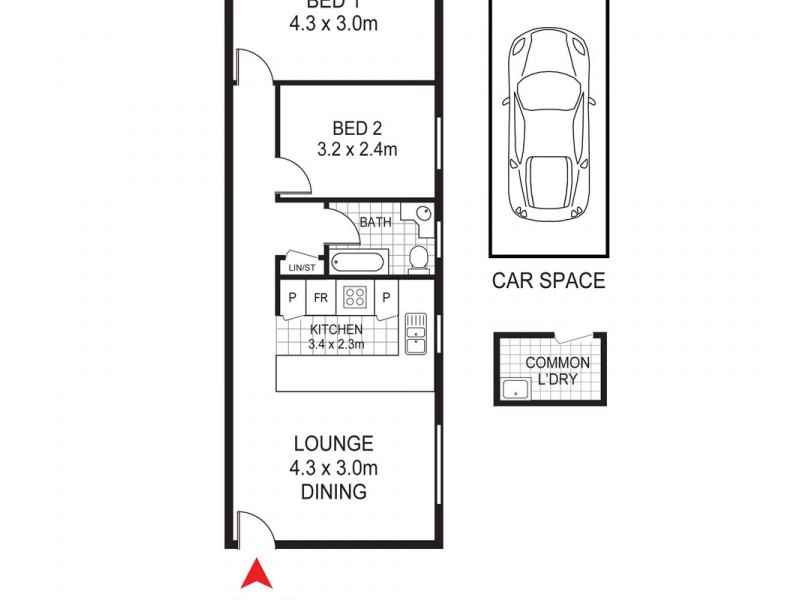 10/5 View Street, Marrickville NSW 2204 Floorplan