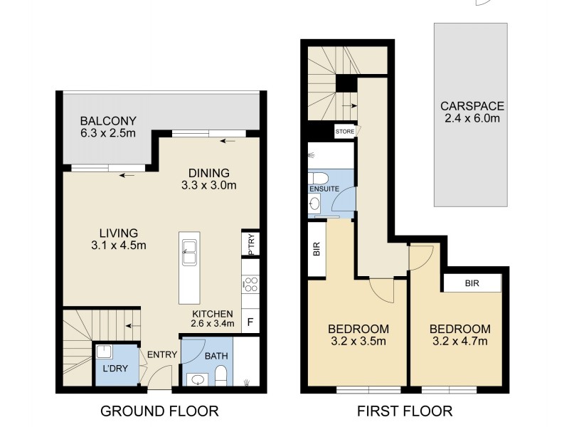 313/2 Chisholm Street, Wolli Creek NSW 2205 Floorplan