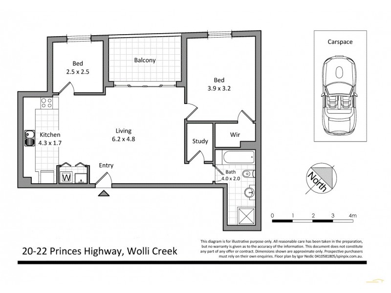 12/20-22  Princes Hwy, Wolli Creek NSW 2205 Floorplan