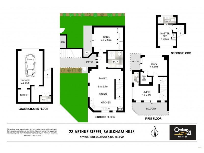 23  Arthur Street, Baulkham Hills NSW 2153 Floorplan