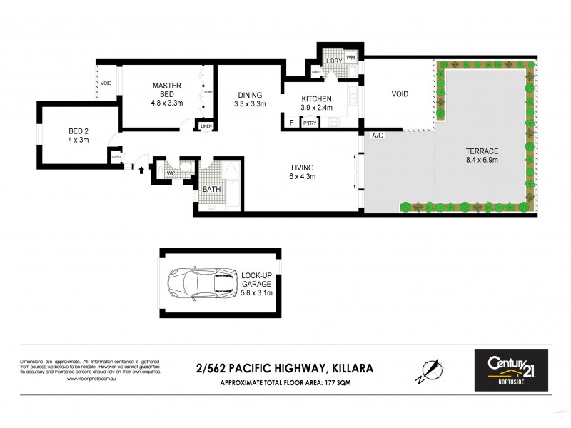2/562 Pacific Highway, Killara NSW 2071 Floorplan