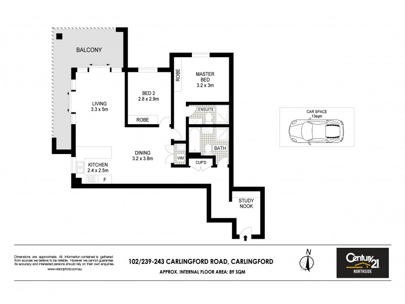 102/239-243 Carlingford Road, Carlingford NSW 2118 Floorplan