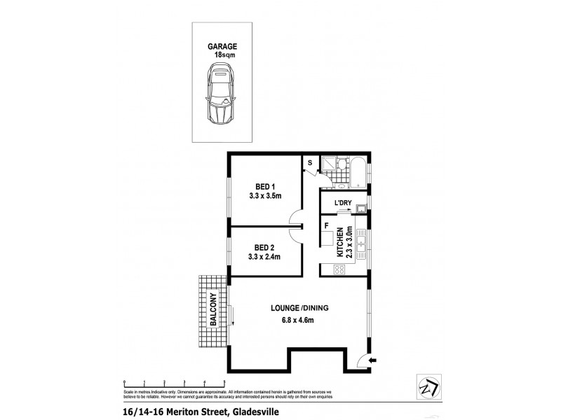 16/14-16 Meriton Street, Gladesville NSW 2111 Floorplan