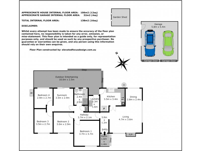 65 Boronga Avenue, West Pymble NSW 2073 Floorplan