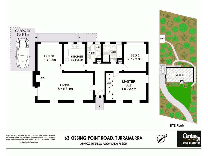 63 Kissing Point Road, Turramurra NSW 2074 Floorplan