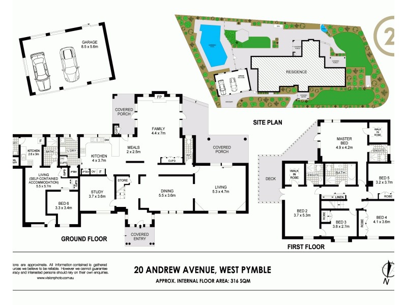 20 Andrew Avenue, West Pymble NSW 2073 Floorplan