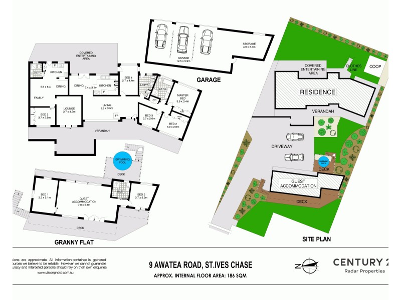 9  Awatea Road, St Ives Chase NSW 2075 Floorplan