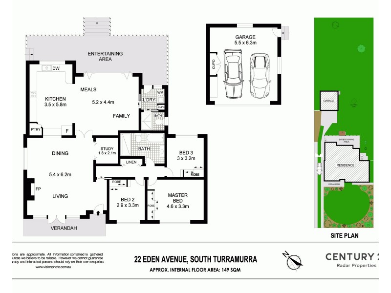 22 Eden Avenue, Turramurra NSW 2074 Floorplan