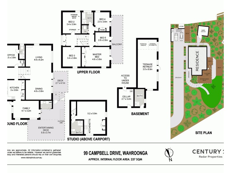 99  Campbell Drive, Wahroonga NSW 2076 Floorplan
