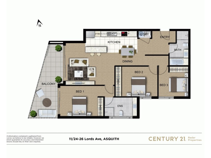 11/24-26 Lords Avenue, Asquith NSW 2077 Floorplan