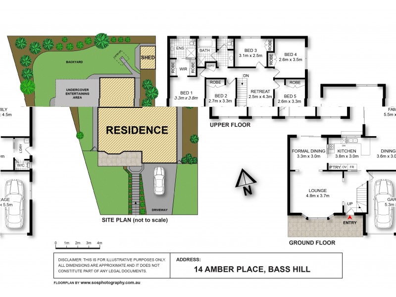 14 Amber Place, Bass Hill NSW 2197 Floorplan