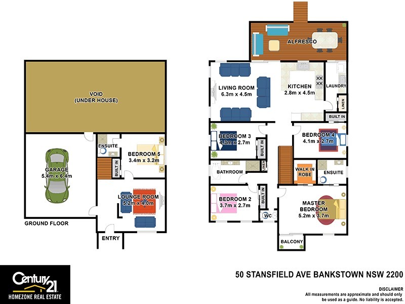 50 Stansfield Avenue, Bankstown NSW 2200 Floorplan