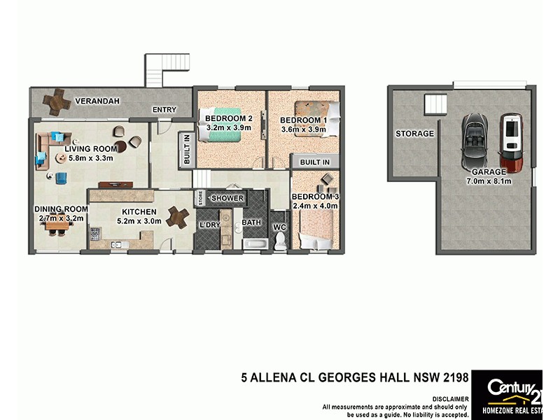 5 Allena Close, Georges Hall NSW 2198 Floorplan