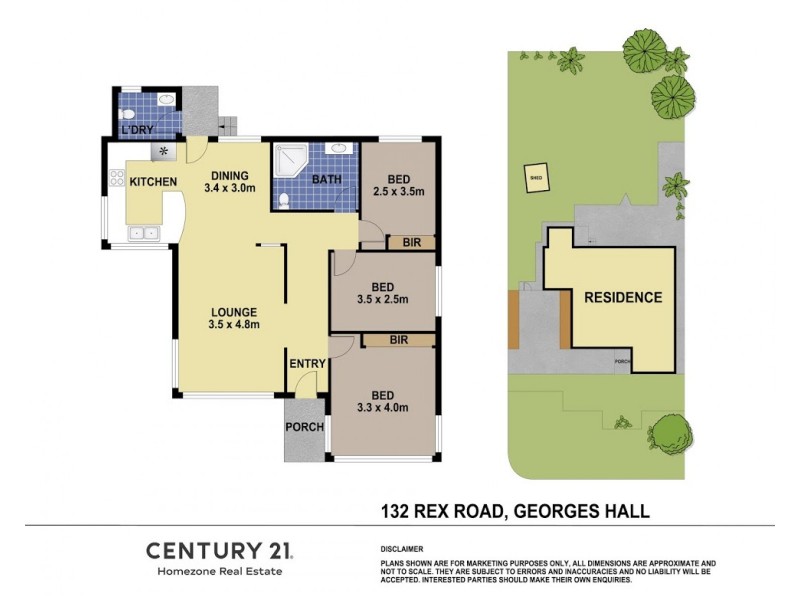132  Rex Road, Georges Hall NSW 2198 Floorplan