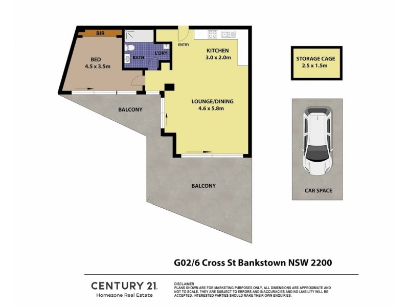 G02 6-8  Cross Street, Bankstown NSW 2200 Floorplan