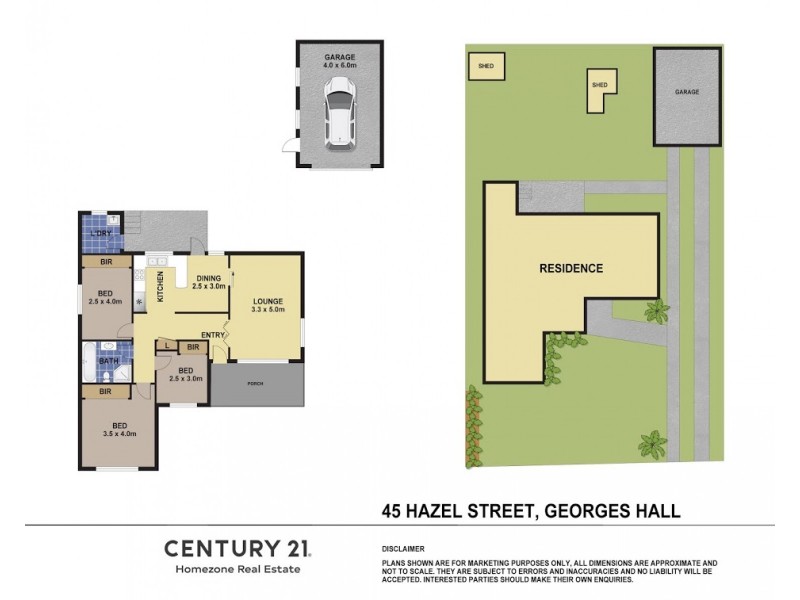45 Hazel Street, Georges Hall NSW 2198 Floorplan