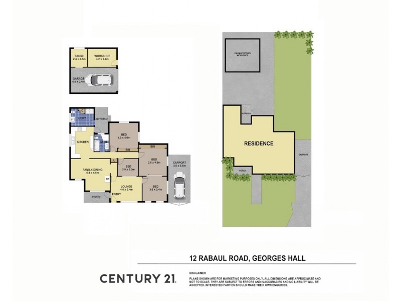 12 Rabaul Road, Georges Hall NSW 2198 Floorplan