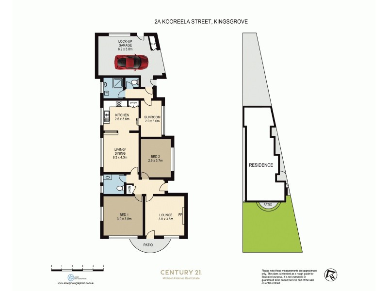 2a Kooreela Street, Kingsgrove NSW 2208 Floorplan