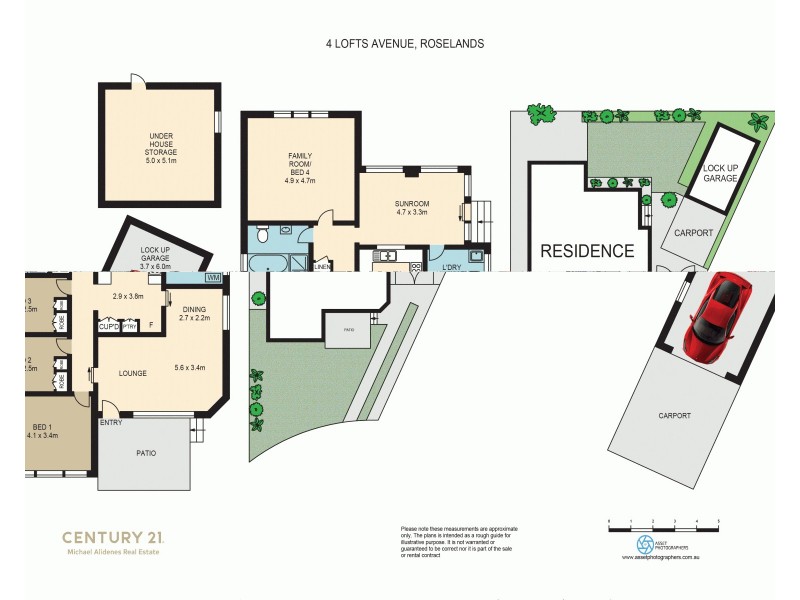 4 Lofts Avenue, Roselands NSW 2196 Floorplan