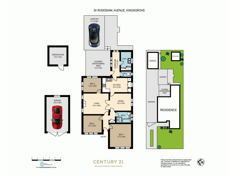 34 Rosebank Avenue, Kingsgrove NSW 2208 Floorplan
