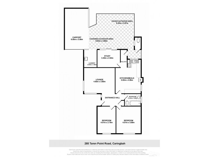 285 Taren Point Road, Caringbah NSW 2229 Floorplan