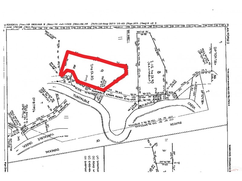 425 Tuntable Creek Road, Tuntable Creek NSW 2480 Floorplan