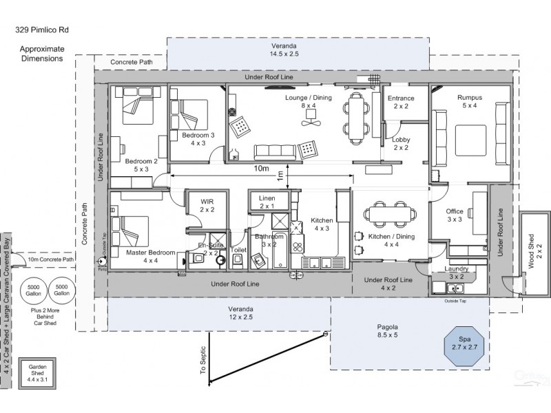 329 Pimlico Road, Pimlico NSW 2478 Floorplan