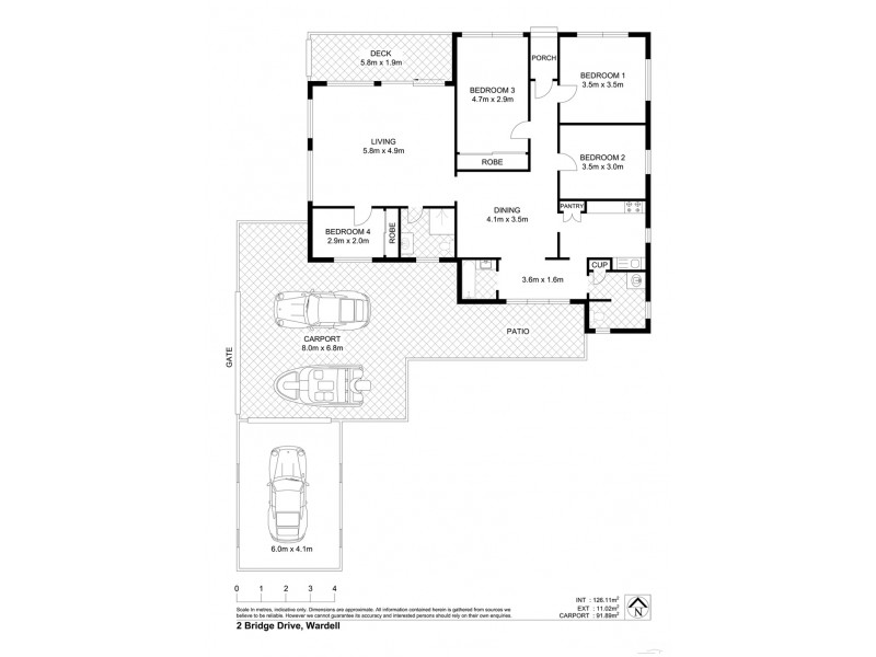 2 Bridge Drive, Wardell NSW 2477 Floorplan