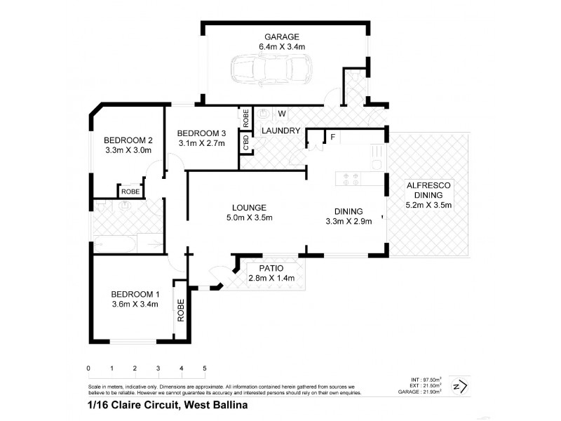 1/16 CLAIRE CIRCUIT, West Ballina NSW 2478 Floorplan